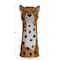 Hello Honey® 11" Multicolor Hand-Painted Decorative Stoneware Cheetah Vase
